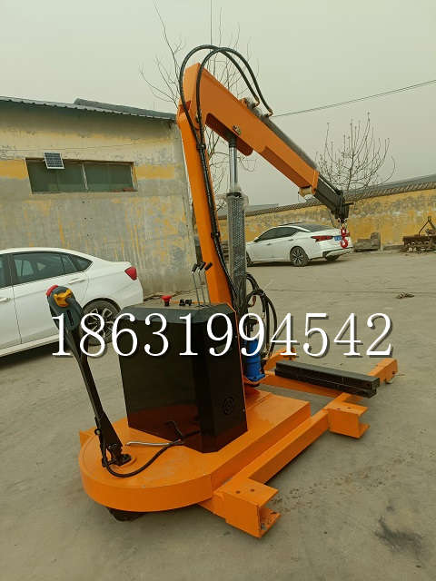 抚宁区自卸车厢随车吊 自制轮式四不像起重机 四驱平板吊 5吨 贵盛